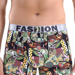 3 Pack Men's Cartoon Modal Printed Briefs And Trunks