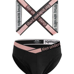 Men's Smooth Ultra-Soft Cotton 4-Way Stretch Activewear Shoulder Strap & Underwear