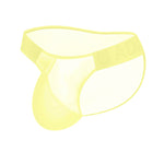 3 Pack Men's Semi-Transparent Comfortable High-Stretch Quick-Dry Bikini
