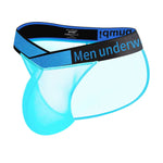 2 Pack Men's Ultra-Thin Semi-Transparent Sexy Sports Bikini