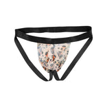 3 Pack Men's Leopard Print Ice Silk Mesh Jockstraps with 3D Pouch Breathable Support