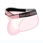 2 Pack Men’s Sexy Bikini with See-through Pouch
