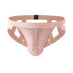 3 Pack Men's Front Mesh Breathable Sporty & Trendy Jockstraps