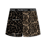 3 Pack Men's Leopard Print Ice Silk Loose-Fit Casual Boxer Briefs