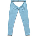 Men's Low-Waist Sexy Hollow Silk-Smooth Semi-Transparent Thermal Pants