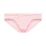 2 Pack Men's Ultra-Soft Modal Breathable Mesh Ice Silk Briefs