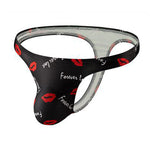 6 Pack Men's Bold Prints Stretch Fit Quick-Dry Sexy Thongs