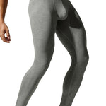 Men's Ultra-Soft Cotton Tag-Free Second-Skin Warm-Touch Cozy Thermal Bottoms