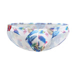 4 Pack Men's Low-Rise Printed U-Pouch Mesh for Breathability Briefs