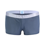 2 Pack Men's Low-Rise Mesh Breathable Home Comfort Antibacterial Trunks