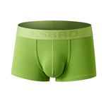 2 Pack Men's Single-Layer U-Pouch Ribbed Sweat-Absorbing Breathable Trunks