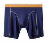 2 Pack Men's Sports Anti-Chafing Ice Silk Quick-Dry Boxers Briefs & Midway Briefs