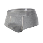 3 Pack Men's Cotton 3D Dual Pouch Low Rise Breathable Briefs