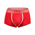 3 Pack Men's Solid Color Odor-Resistant Soft Supportive Pouch Trunks