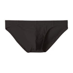 3 Pack Men's Solid Color Minimalist Style Breathable Cotton Briefs