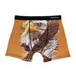 2 Pack Men's Bold Prints Seamless Comfort Smooth Touch Boxer Briefs