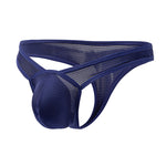 4 Pack Men's Low-Rise Breathable Mesh Lightweight Sexy Thongs