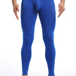 Men's Warm Pants Thin Fleece Casual Thermal Pants