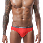 4 Pack Men’s Stylish 3D U Convex Pouch Briefs
