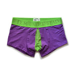 2 Pack Men's Mesh Transparent Open-Cut Cotton Mesh Trunks