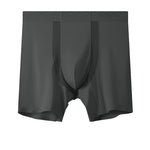 2 Pack Men's Anti-Chafing Modal No-Ride-Up & Roll-Free Design Boxer Briefs