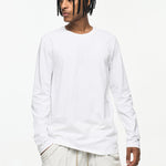 Men's High-Quality Long Sleeve Oversized & Skin-Friendly  Solid Color Loungewear Tops