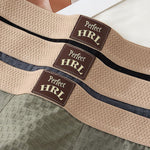 4 Pack Men's Cooling Mid-Rise Stretchy & No-Roll Hem Trunks
