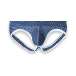 3 Pack Men's Breathable Mesh Ice Silk Sexy Stretch Fit Jockstrap