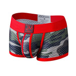 2 Pack Men's Camouflage Print Mesh Supportive Fit Touch-Free Soft-Touch Trunks