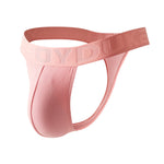 3 Pack Men's Solid Ribbed U-Pouch Breathable & Lifting Thongs