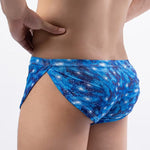 4 Pack Men's Ultra-Thin Moisture-Wicking Bold Prints Low-Rise Trunks