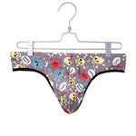 3 Pack Men's Skull Print Thong - Edgy & Sexy