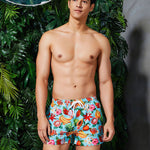 Men's Casual Breathable Print Beach Boxers