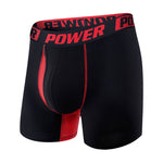 4 Pack Men's Mid-Rise Color Block Mesh Breathable Boxer Briefs