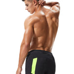 Men's Casual Athletic Shorts with Zipper Pockets and Lining