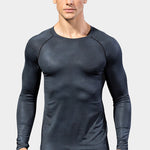 Men's Moisture-Wicking Lining No-Roll Waistband Full Coverage Activewear Tops & Tights