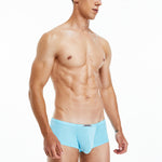 2 Pack Men's Stretch Fit Lightweight & Airy Solid Color Premium Comfy Trunks