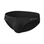2 Pack Men's U-Shaped Pouch Single Layer Moisture-Wicking Comfortable Sexy Bikini
