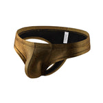 3 Pack Men's Sparkle Thongs in Solid Colors
