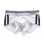 Men's Slim-Fit Cotton Trunks - Low Rise & Lifting Support