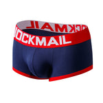 2 Pack Men's Breathable Cotton Skin-Friendly Sexy Low-Rise & Revealing Jockstraps