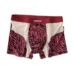 3 Pack Men's Breathable & Soft Ice Silk Leopard Quick-Dry Trunks