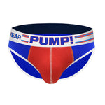 Men's Spliced Color Support Pouch Briefs