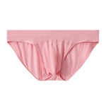 3 Pack Men's Sexy Threaded U-Shaped Briefs