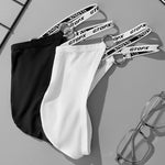 2 Pack Men's Suspenders Design U-Pouch & Low-Rise Thongs