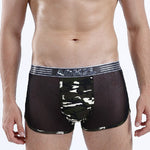 4-pack Men's Cotton Seamless Mesh Breathable Boxer Briefs