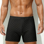 2 Pack Men's Workout Ready Built to Prevent Chafing Ice Silk Boxer Briefs