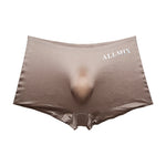 2 Pack ALLMIX Men's Seamless 3D Convex Pouch Trunks