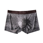 3 Pack Men’s Star Print Tie Dye Antibacterial Ice Silk Breathable Trunks