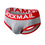 2 Pack Men's Sexy Cheeky Ultra-Soft Cotton Low-Rise & Revealing Supportive Jockstraps